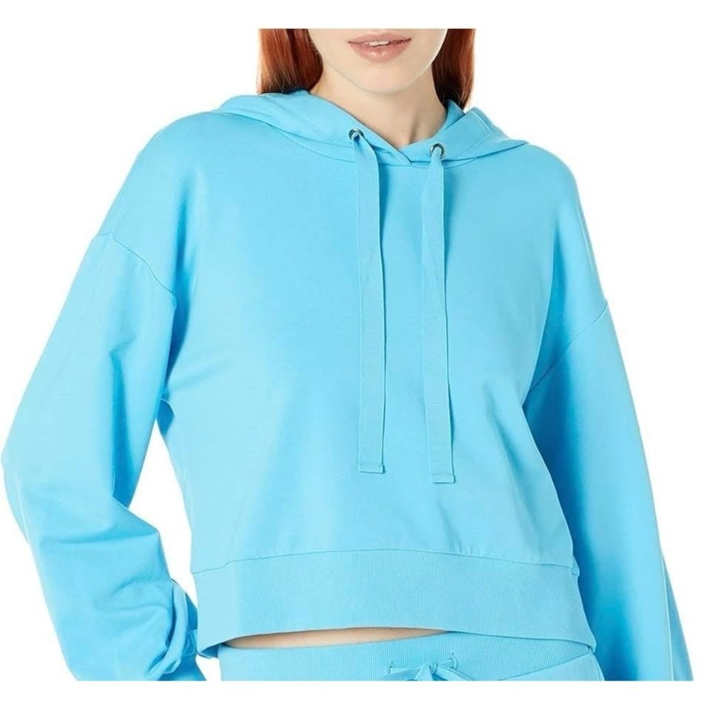 The‎ Drop Women's Mayla Supersoft Stretch Cropped Hoodie Sz large
